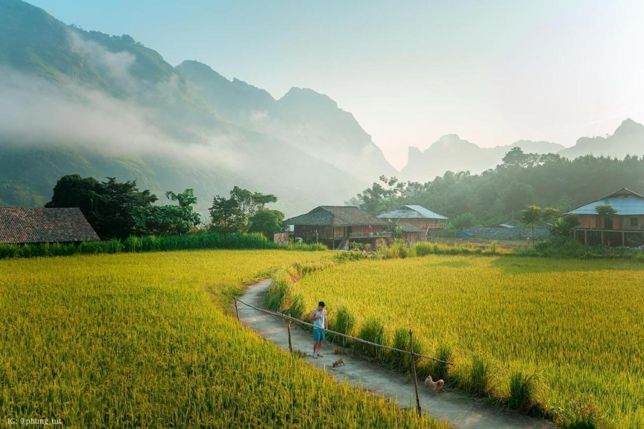 Muong Tra Stream Homestay Lang Cac ภายนอก รูปภาพ